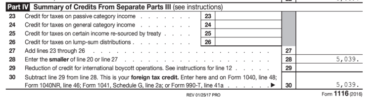 Foreign Tax Credit &amp; IRS Form 1116 Explained - Greenback Expat Taxes