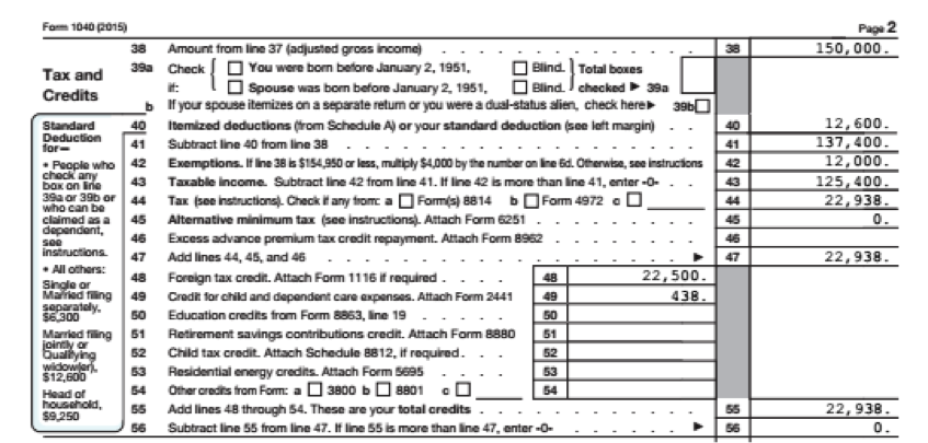 Your Us Expat Tax Return And The Child Care Credit