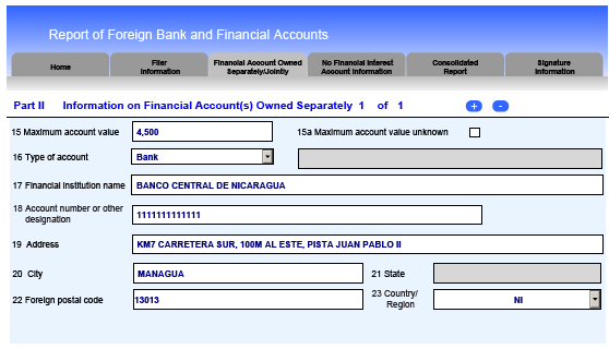 fbar reporting for us expats living and working abroad fbar sample filled form