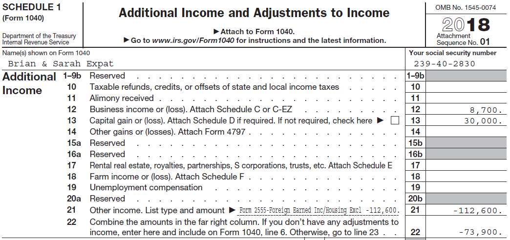 Completing Form 1040 The Face Of Your Tax Return Us Expat Taxes