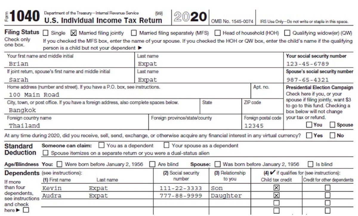 Completing Form 26 and the Foreign Earned Income Tax Worksheet