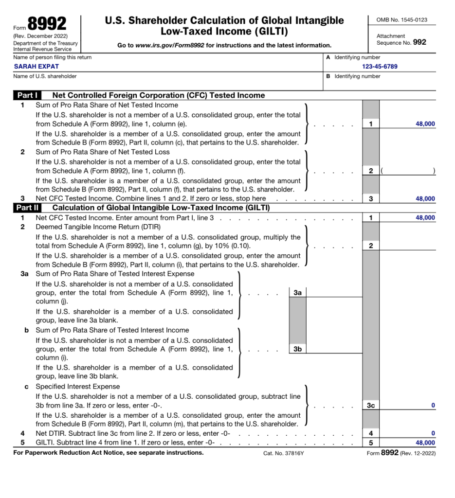 form 8992