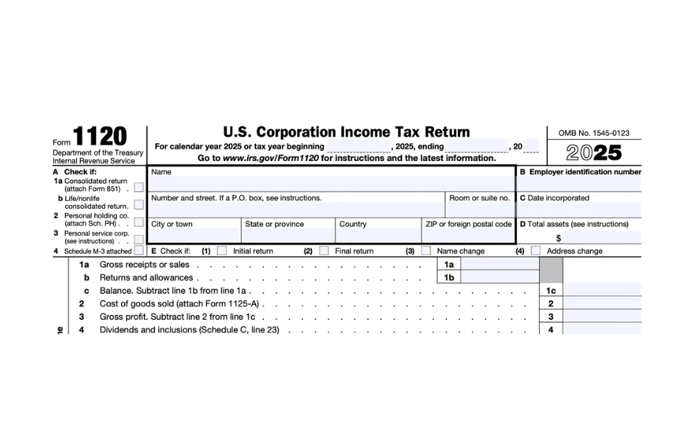 Form 1120 for Expat Business Owners: U.S. Corporate Tax Return Explained