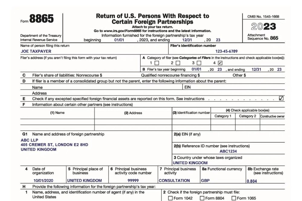 5 Things You Should Know About IRS Form 8865