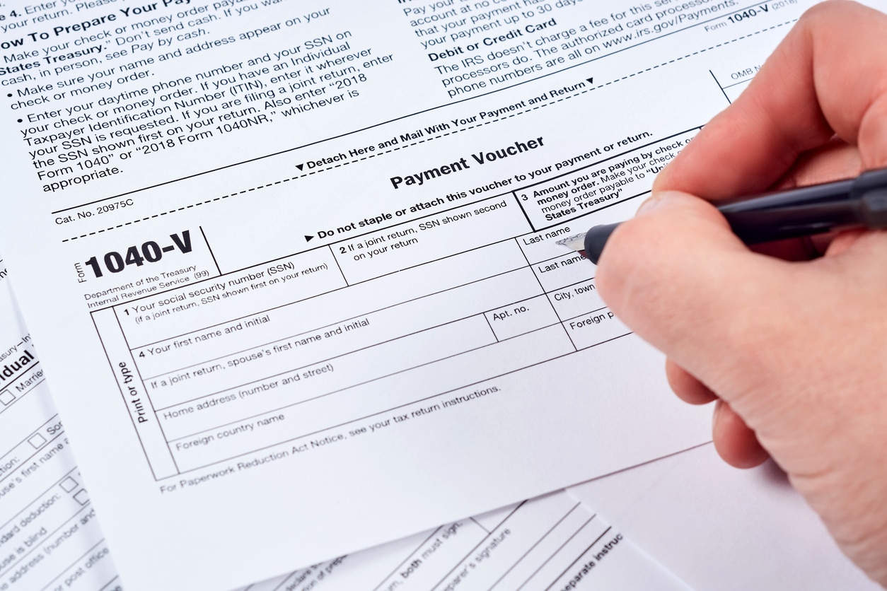 Form 1040V