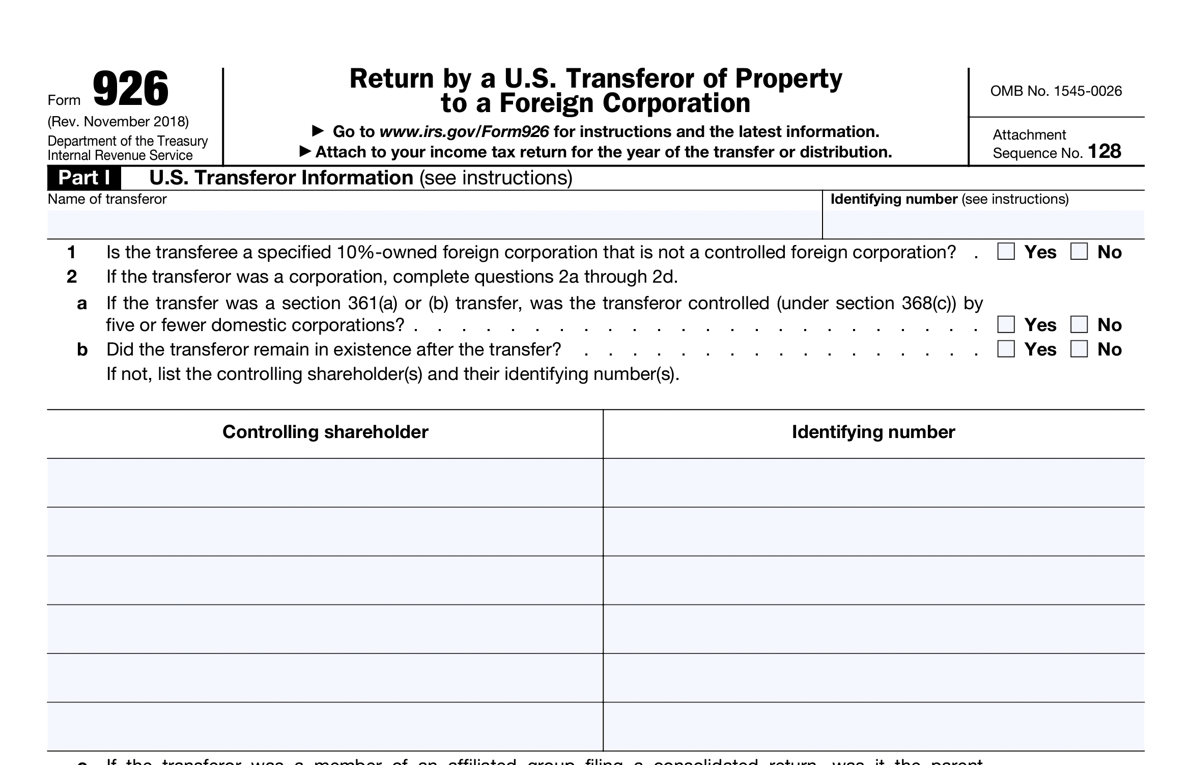 Form 926