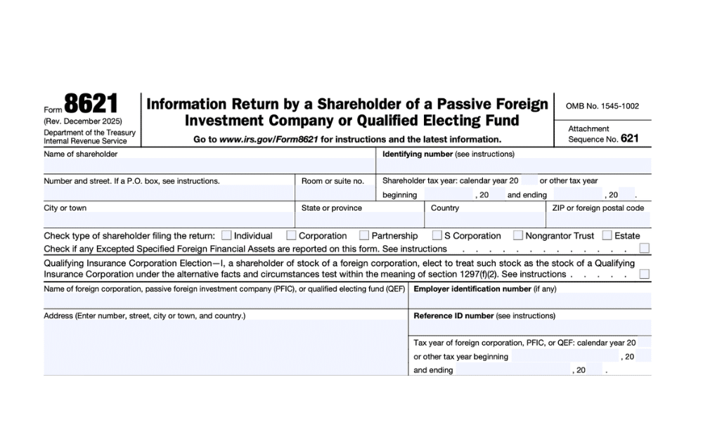 What Is IRS Form 8621 and Do I Need to File It?