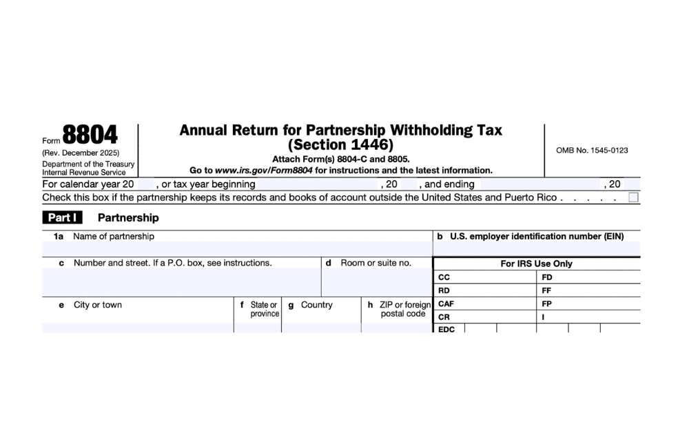Do I Need to File Form 8804 and Form 8805 for Partnership Withholding?