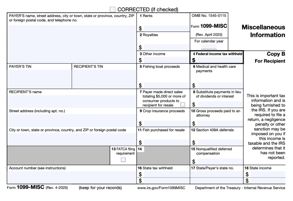 Form 1099-MISC