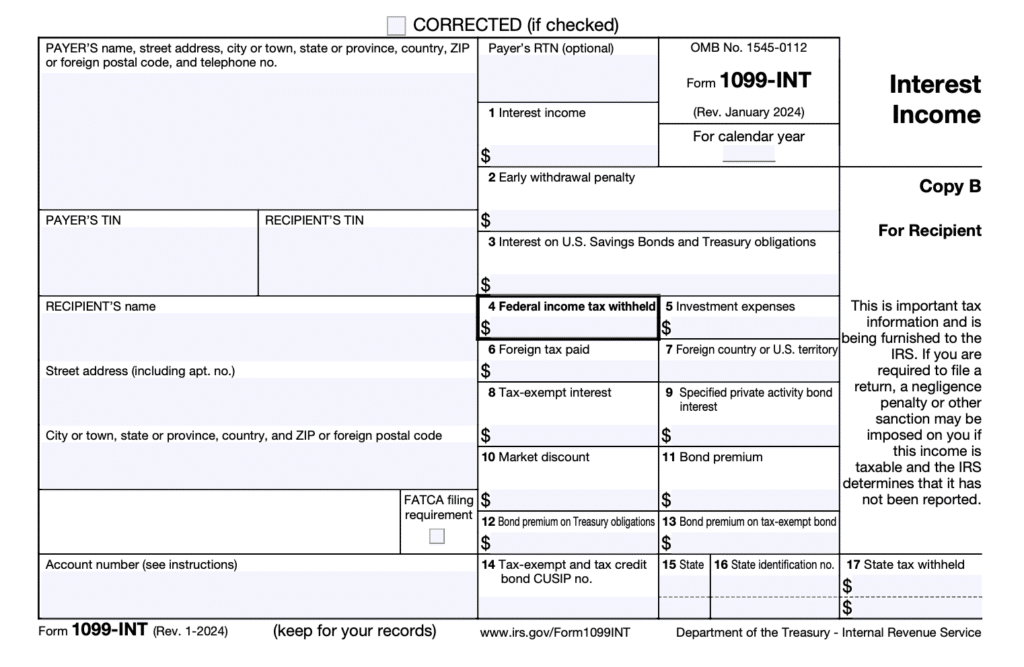 Form 1099-INT