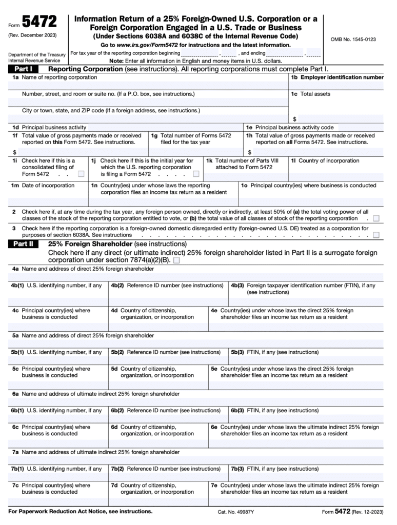 Form 5472