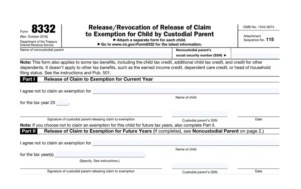 Form 8332 for Expat Parents: Releasing the Child Tax Credit in Custody Cases