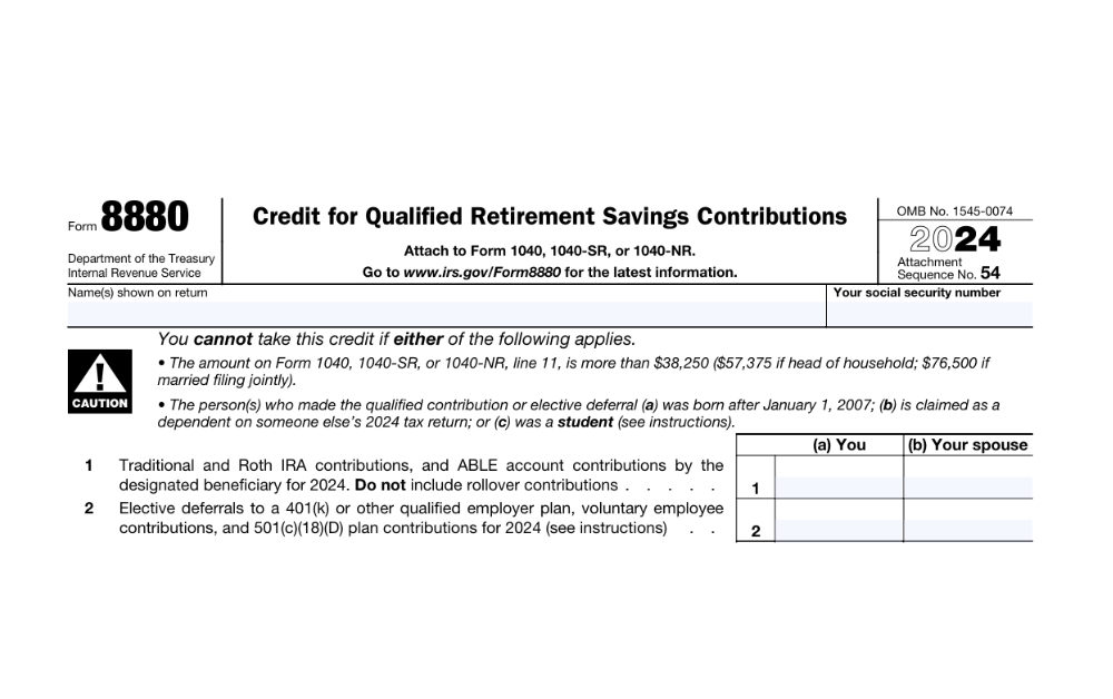 Form 8880: Your Retirement Saver’s Credit Guide for American Expats