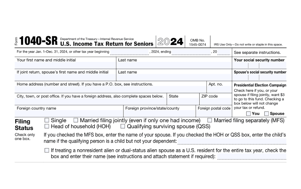Form 1040-SR for American Expats: The Senior-Friendly Tax Option