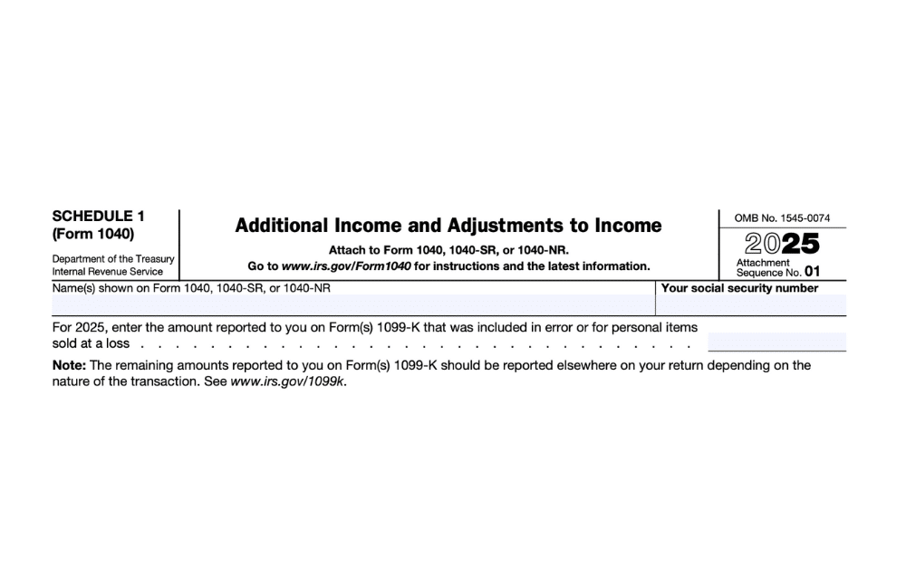 Schedule 1 Form 1040: Additional Income and Adjustments Guide for U.S. Expats