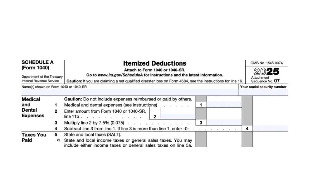Schedule A vs. Standard Deduction for U.S. Expats: When to Itemize