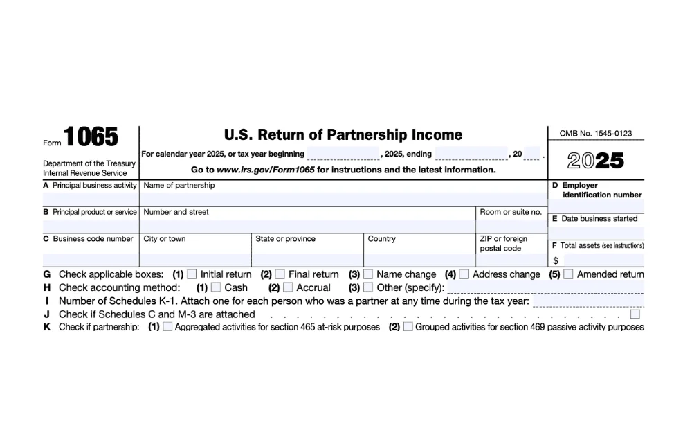 Form 1065 Explained: U.S. Partnership Tax Return Filing Requirements