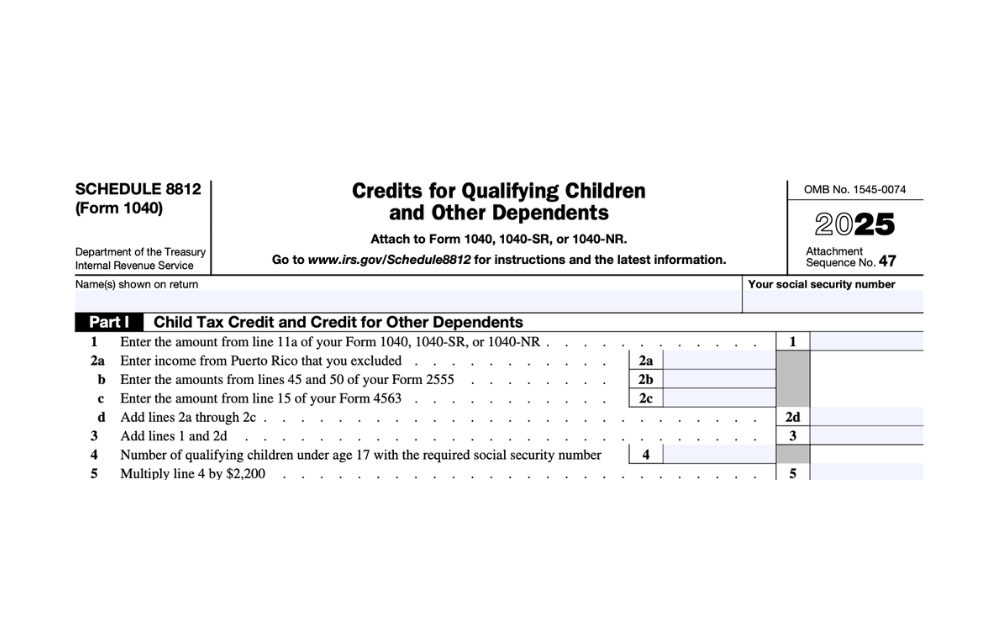 How Do I Claim the Child Tax Credit on Form 8812 as an Expat?