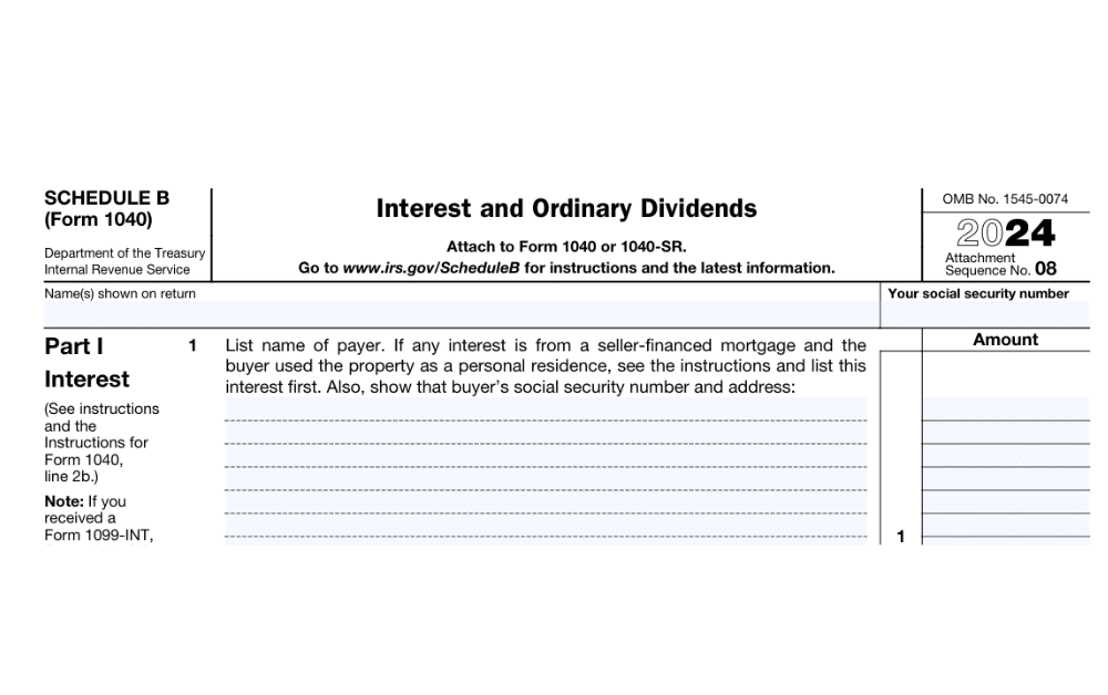 Schedule B Form 1040: When American Expats Must File for Interest & Dividends