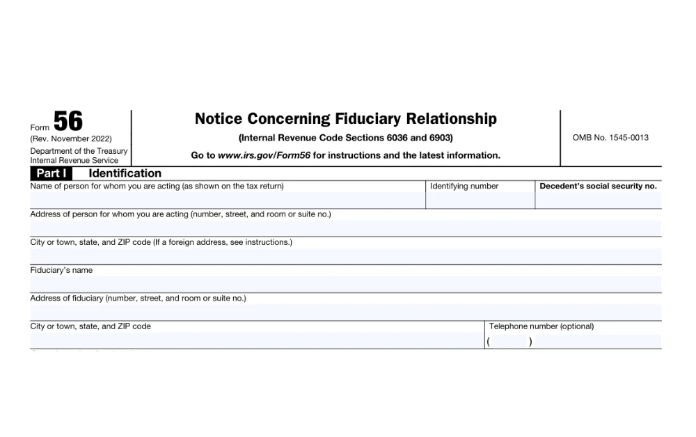 IRS Form 56 for Expats Explained: Fiduciary Notice to the IRS