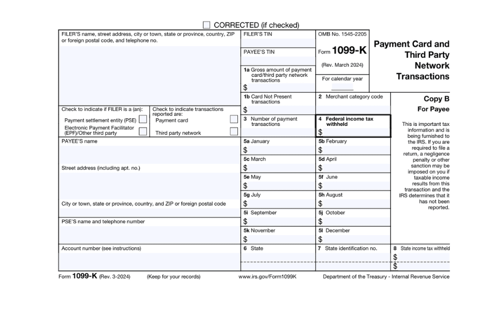 Form 1099-K expats