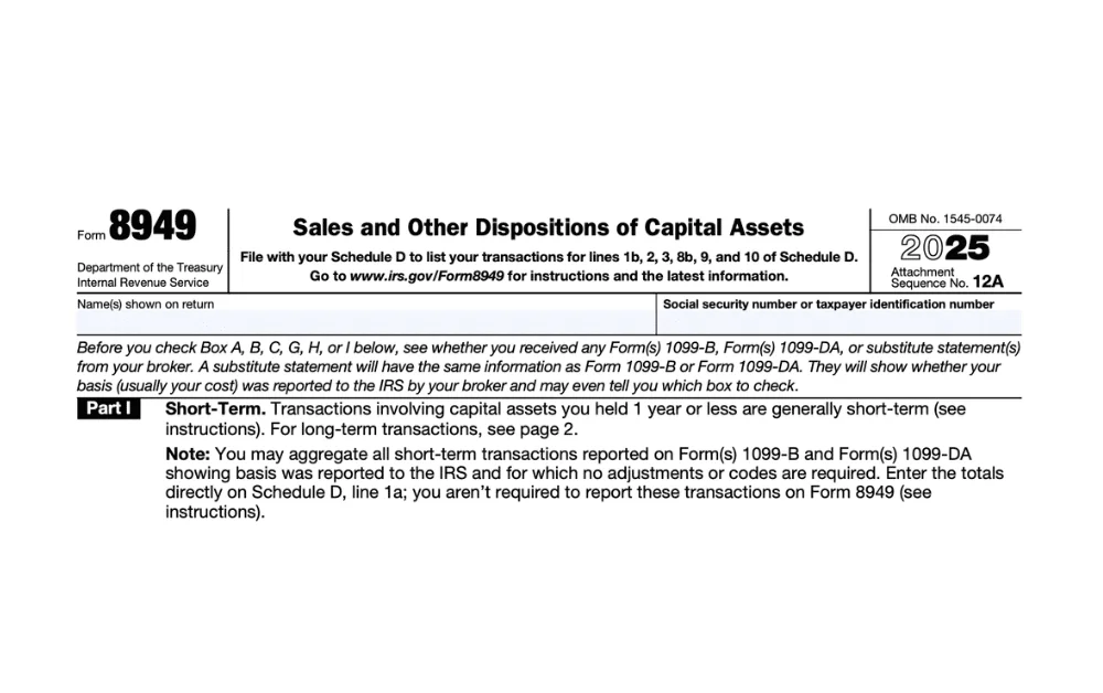 Form 8949 for U.S. Expats Explained: Reporting Capital Gains and Losses