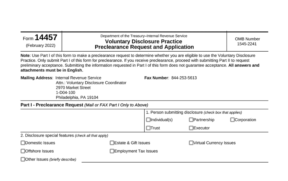 IRS Voluntary Disclosure Program: When Willful Non-Compliance Requires Serious Action