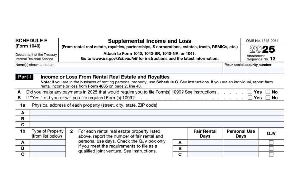 Schedule E (Form 1040): Reporting Supplemental Income and Loss