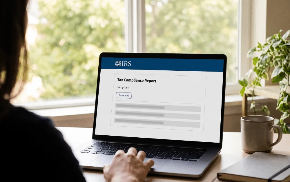 IRS Tax Compliance Report Now Downloads on Demand