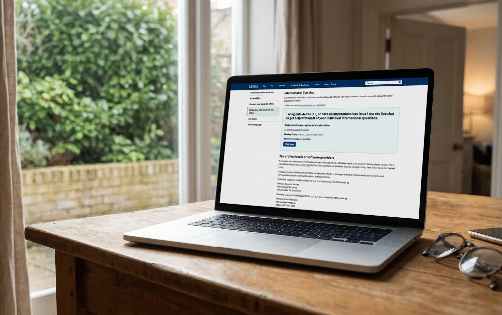 IRS Live Chat Answers International Tax Questions 17 Hours a Day, Weekdays