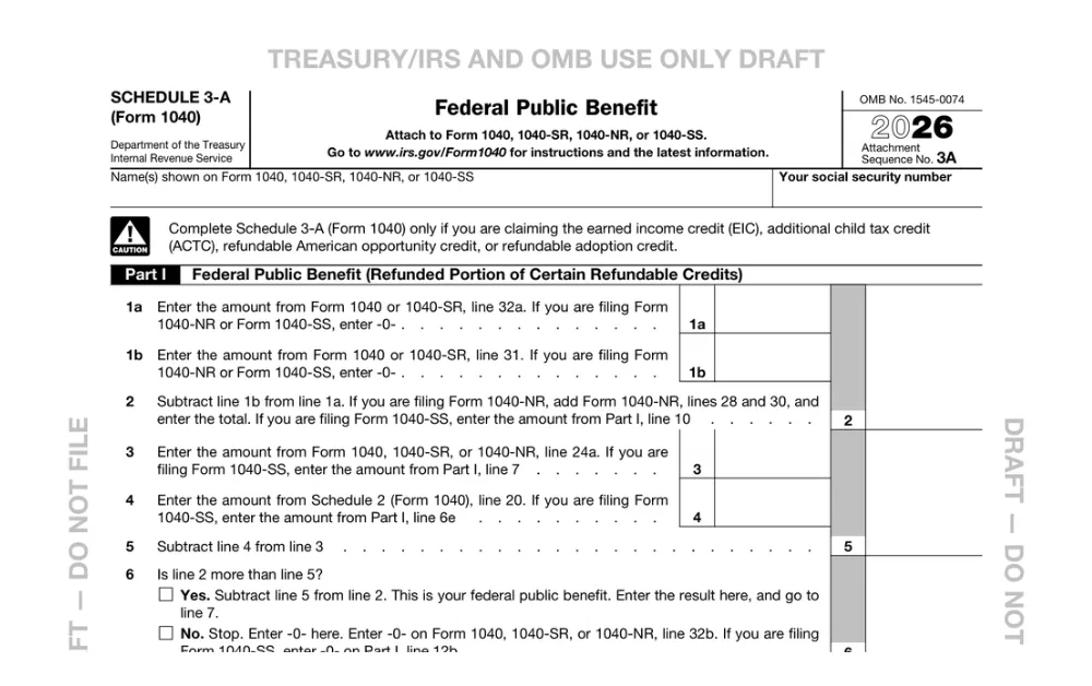 IRS Schedule 3-A: Who It’s For, How It Works & Filing Instructions